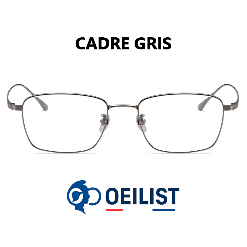 Lunettes en fil d'or et titane pur