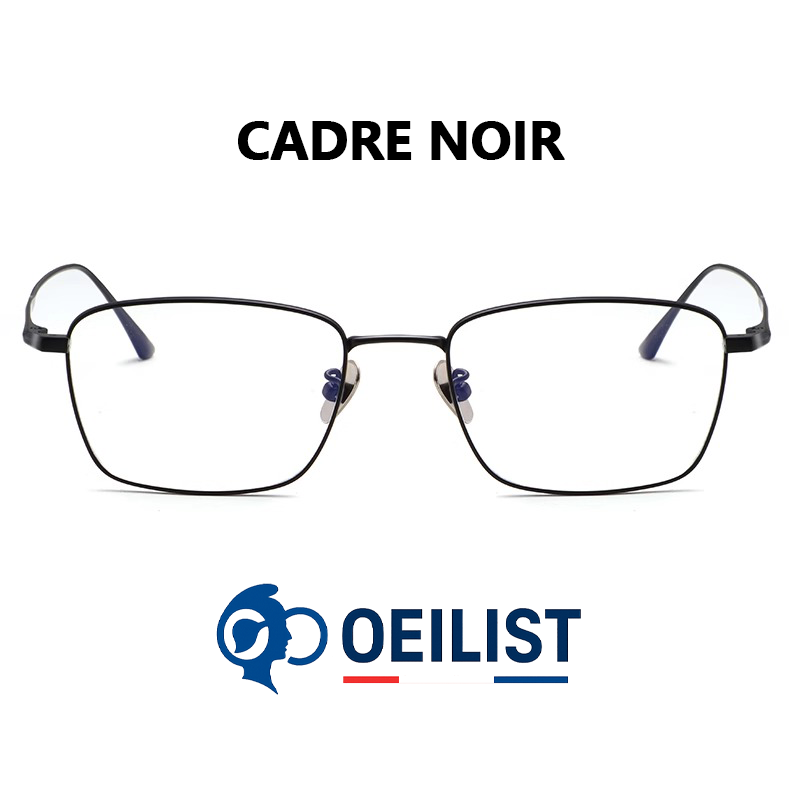 Lunettes en fil d'or et titane pur