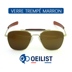 Lunettes de soleil classiques aviateur