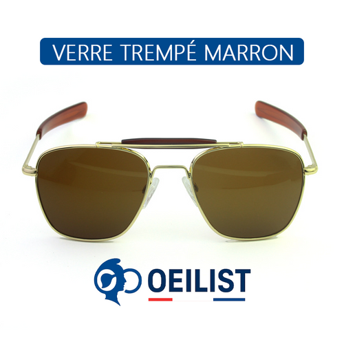 Lunettes de soleil classiques aviateur