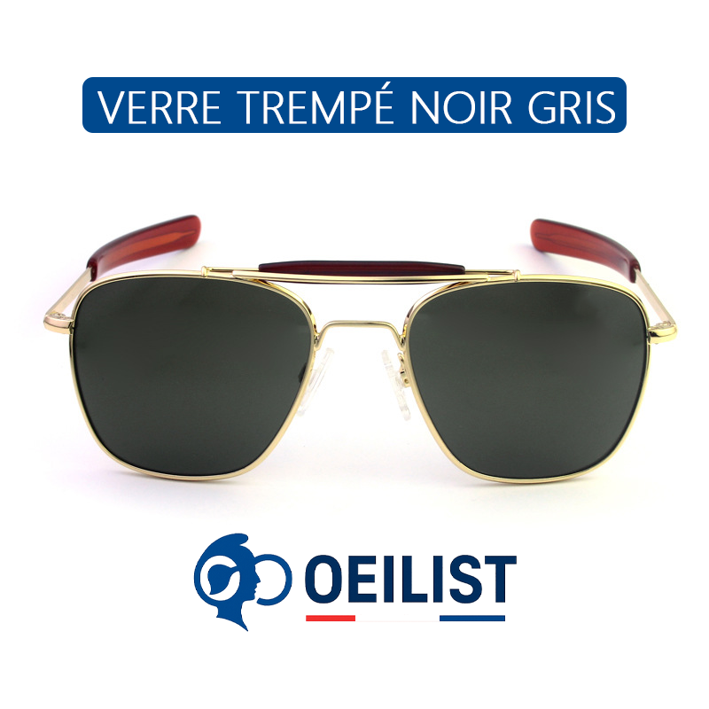 Lunettes de soleil classiques aviateur