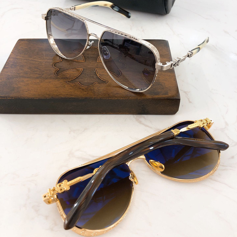 Lunettes de soleil aviateur rétro oversize