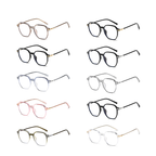 Lunettes de vue modernes à monture carrée
