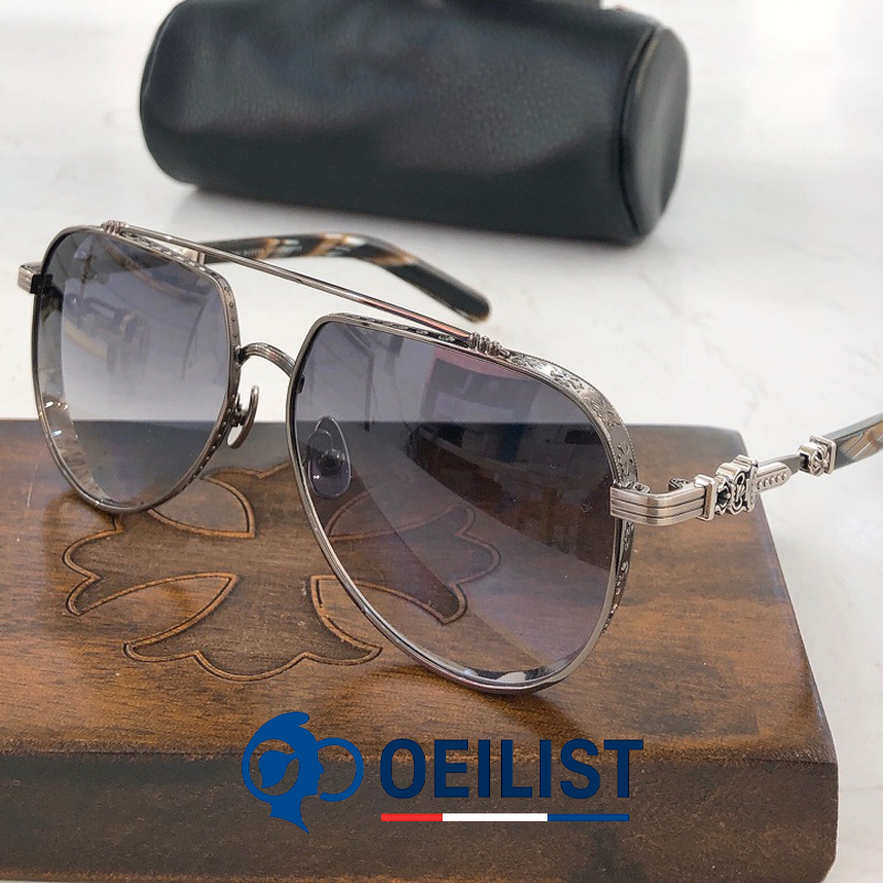 Lunettes de soleil aviateur rétro oversize