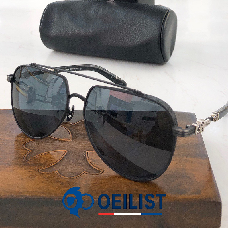 Lunettes de soleil aviateur rétro oversize