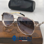 Lunettes de soleil aviateur rétro oversize