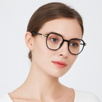 Lunettes de vue modernes à monture carrée
