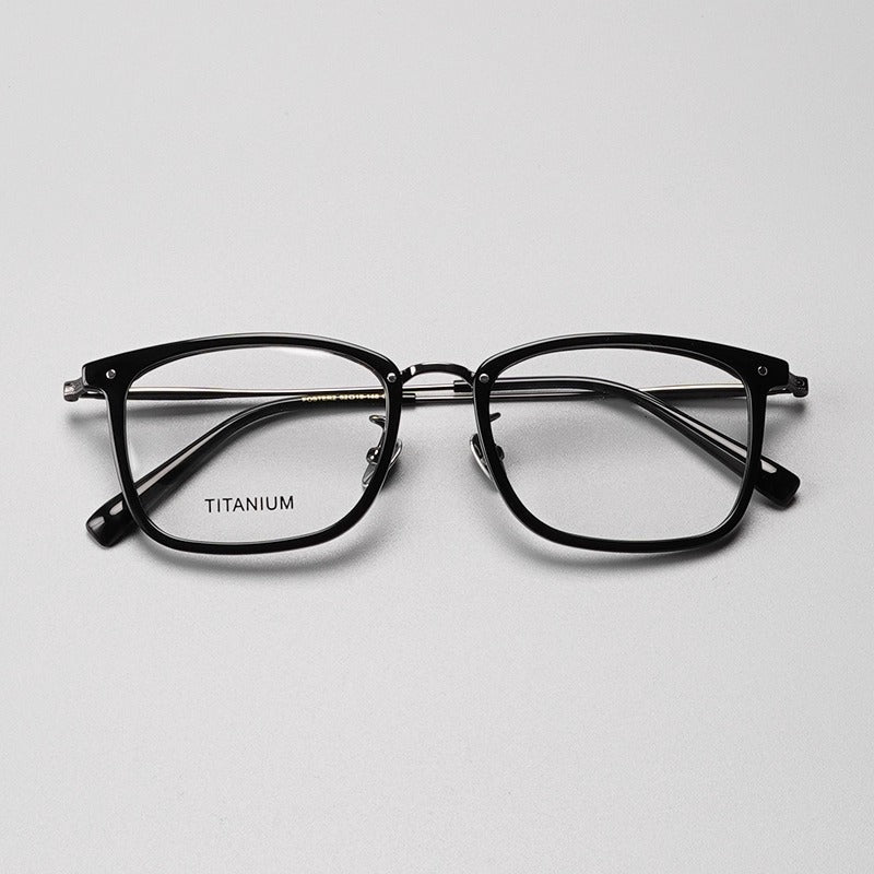 Lunettes de vue rondes en titane léger