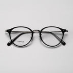 Lunettes de vue rondes en titane léger