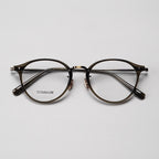 Lunettes de vue rondes en titane léger