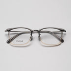 Lunettes de vue rondes en titane léger