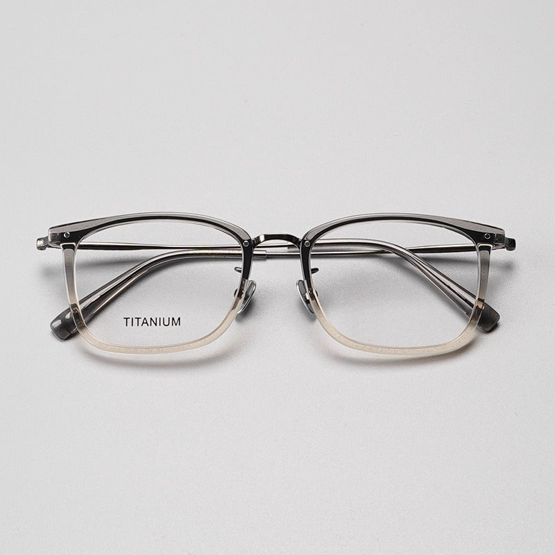 Lunettes de vue rondes en titane léger