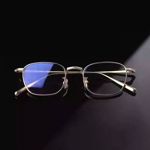 Lunettes classiques carrées en métal