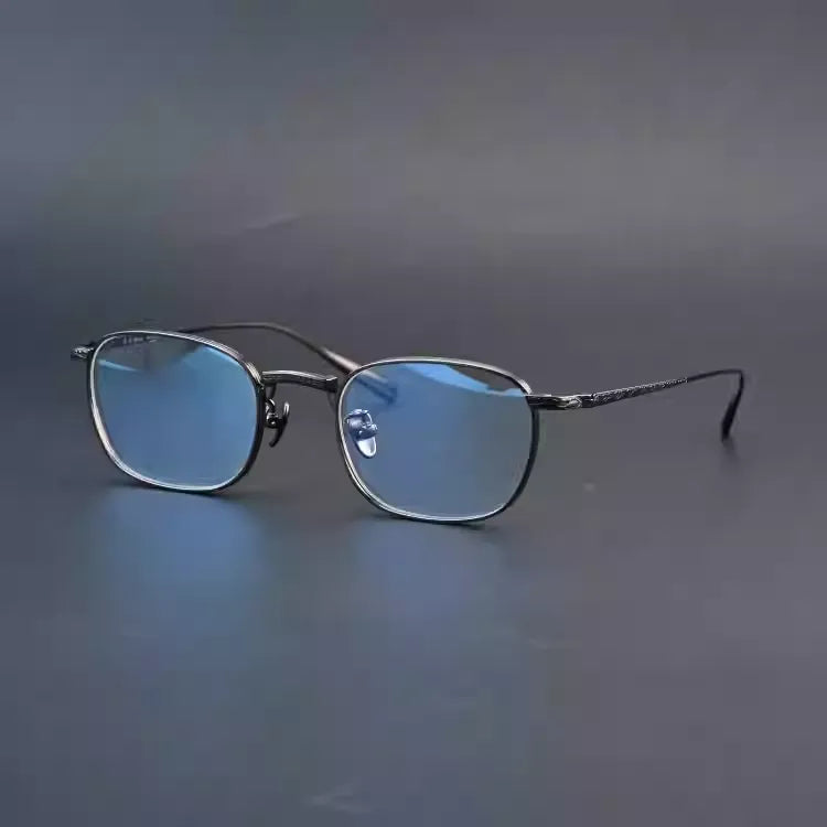 Lunettes classiques carrées en métal