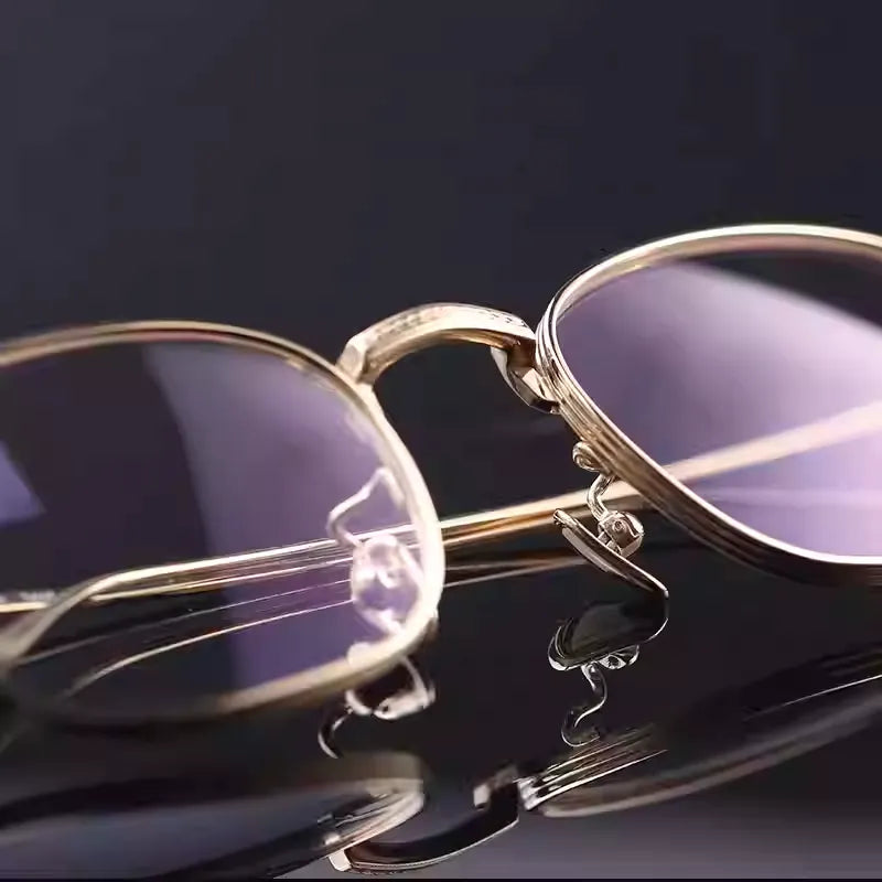 Lunettes classiques carrées en métal